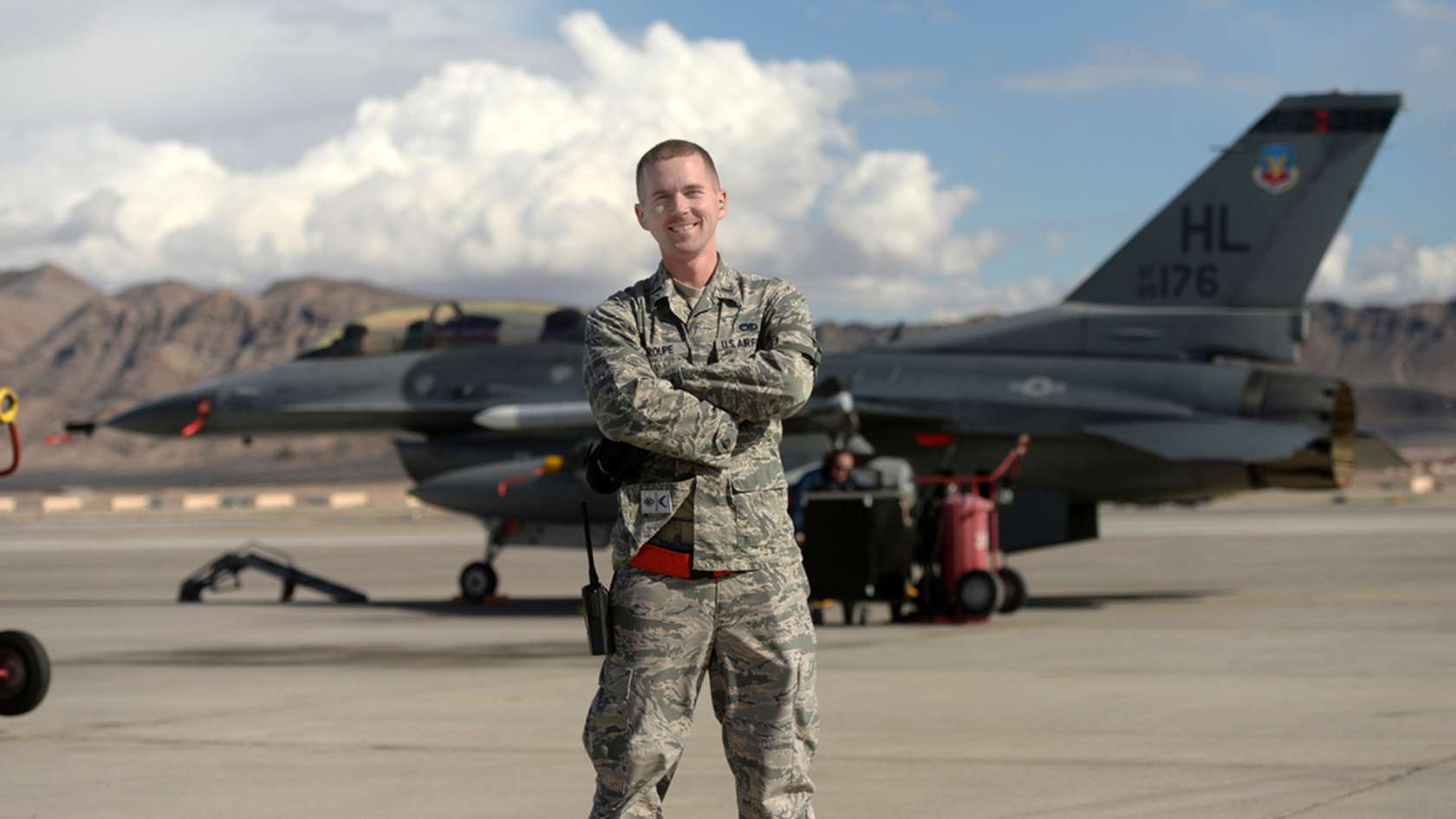 airmen performing maintenance work